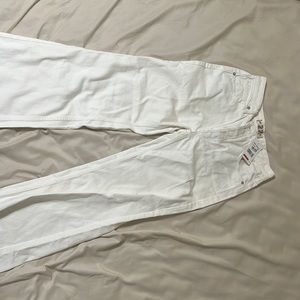 We the free people white jeans wide leg